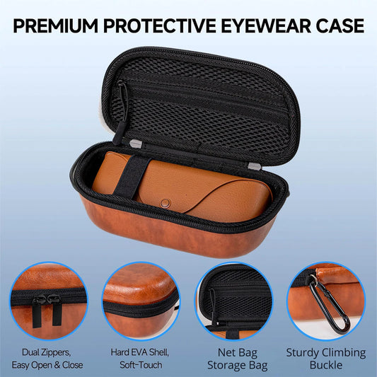 EVA Hard Carrying Case for Ray-Ban Meta Wayfarer/Skyler/Headliner AR Smart Glasses Waterproof Protective Storage Bag Box