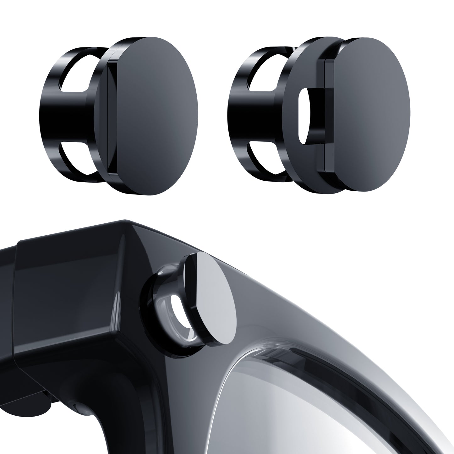 Adjustable LED Light Covers for AI Glasses