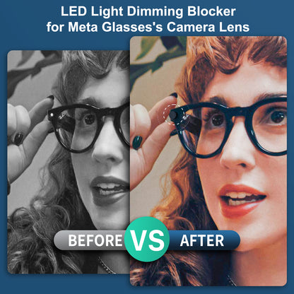 Adjustable LED Light Covers for AI Glasses