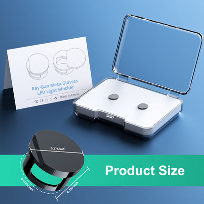 Adjustable LED Light Covers for AI Glasses