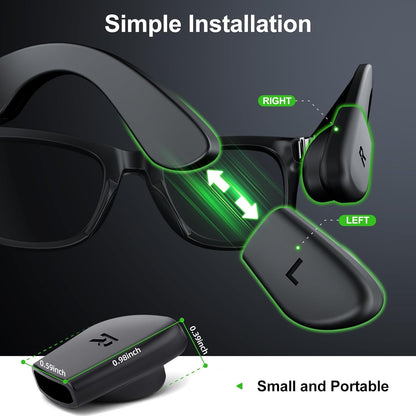Eyeglass Ear Grip Compatible with Ray Ban Meta(Gen 1 & 2) Wayfarer/Skyler/Headliner/Blazer/Scriber Smart Glasses Accessories,Anti-Slip Silicone Ear Cushion Grippers for Meta Gen 2 Smart Glasses