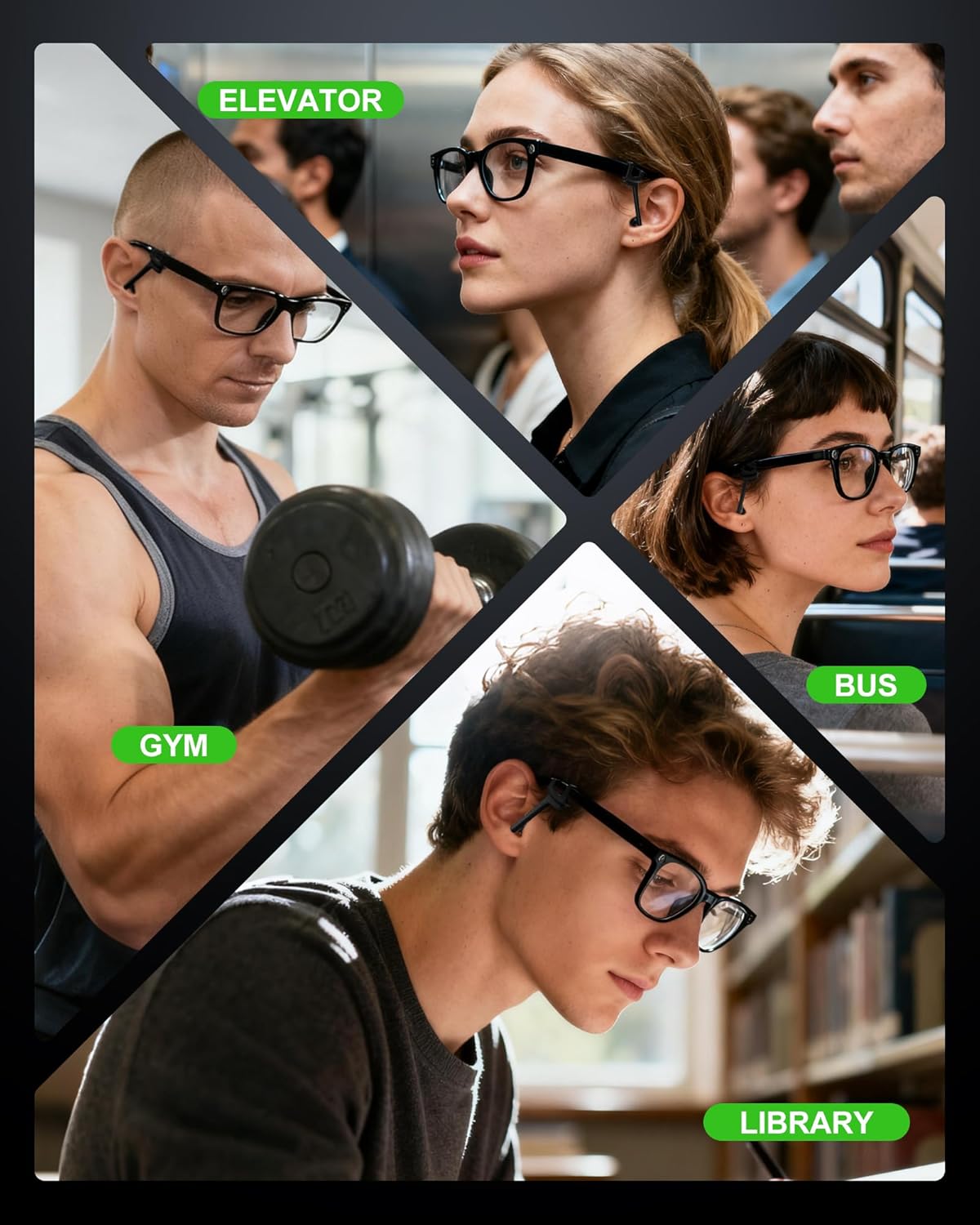 Voice Privacy Ear Tips for RayBan Meta Glasses Gen 1/Gen2 Wayfarer/Skyler/Headliner/Display Oakley HSTN Smart Glasses Increase Volume Sound Booster Accessories