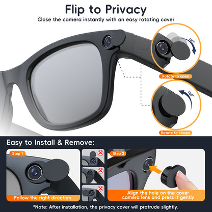 Camera Covers for AI Glasses