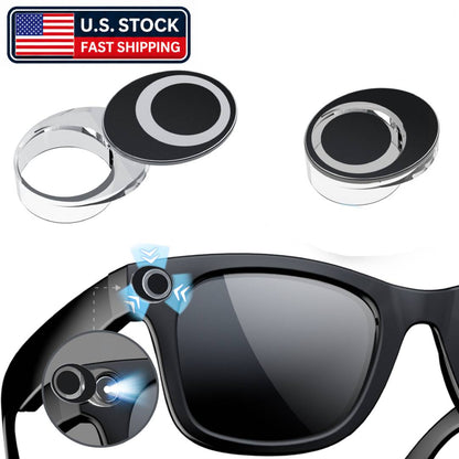 Rotating LED & Camera Privacy Light Cover Blocker for Ray Ban Meta