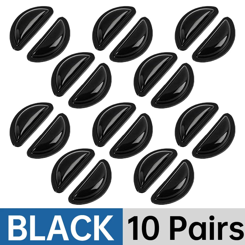 5/10 Pairs Anti Slip Eyeglass Nose Pads Soft Silicone Adhesive Glasses Nose Pad for Smart Glasses Ray-Ban Meta/ Headliner/Skyler