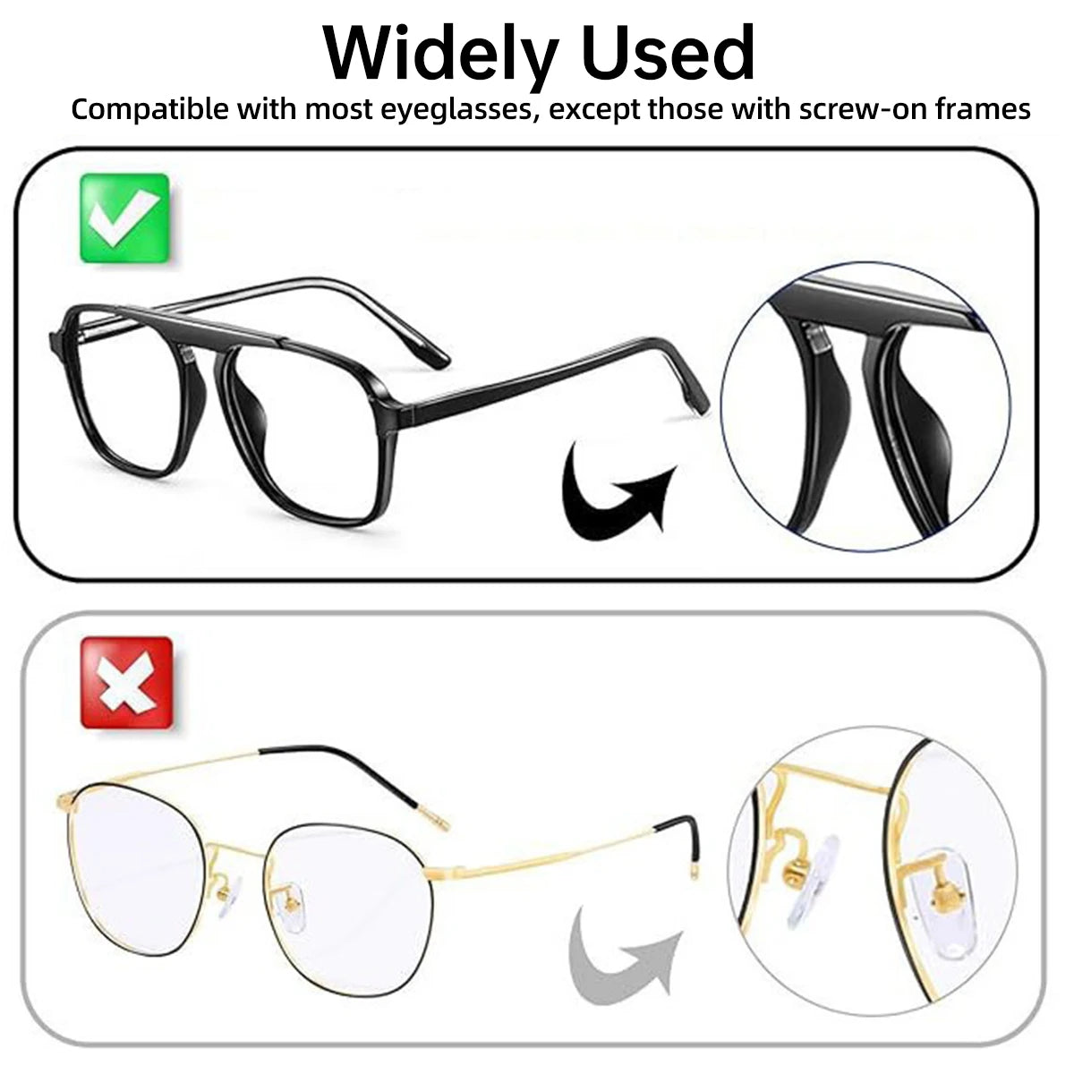 5/10 Pairs Anti Slip Eyeglass Nose Pads Soft Silicone Adhesive Glasses Nose Pad for Smart Glasses Ray-Ban Meta/ Headliner/Skyler