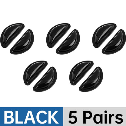 5/10 Pairs Anti Slip Eyeglass Nose Pads Soft Silicone Adhesive Glasses Nose Pad for Smart Glasses Ray-Ban Meta/ Headliner/Skyler