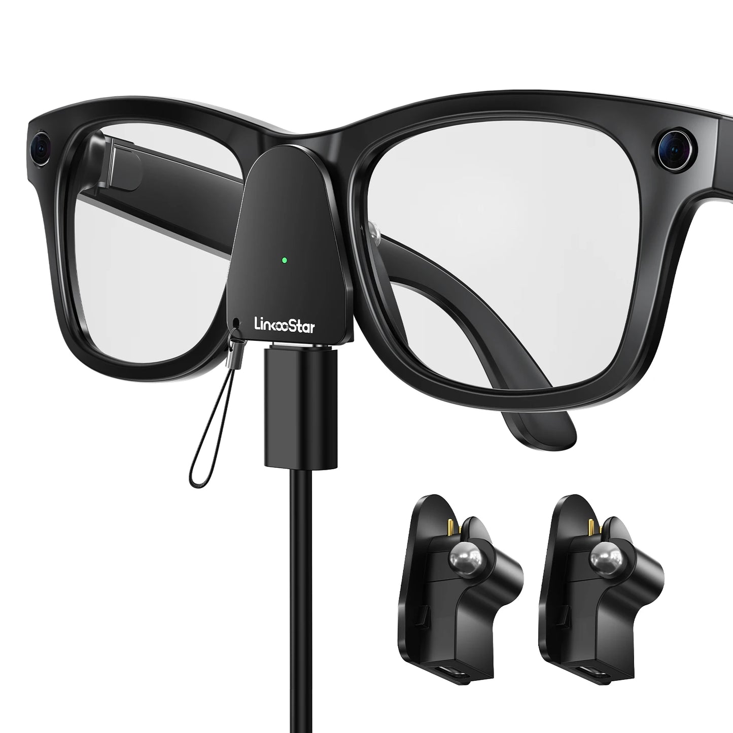 USB C Port Charger Adapter for Ray-Ban Meta Gen1&2 Wayfarer/Skyler/Headliner Portable Charger Connector AI Smart Glasses Accss