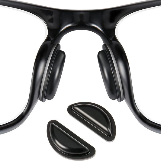 5pairs ANKNDO Nose Pads for Meta Ray-Ban Smart Glasses, Anti Slip Silicone Eyewear Cushions Adhesive Replacement for Sunglasses