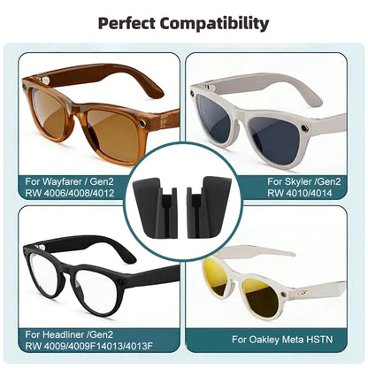 For Ray-Ban Meta Wayfarer RW4008/RW4006/4012 Skyler(Gen1/2) Anti-glare Light shield Baffle Glasses Accessorios